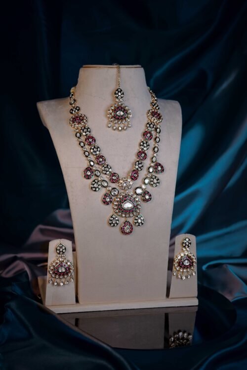 Original kundan Necklace Set-Kalhari NEC032