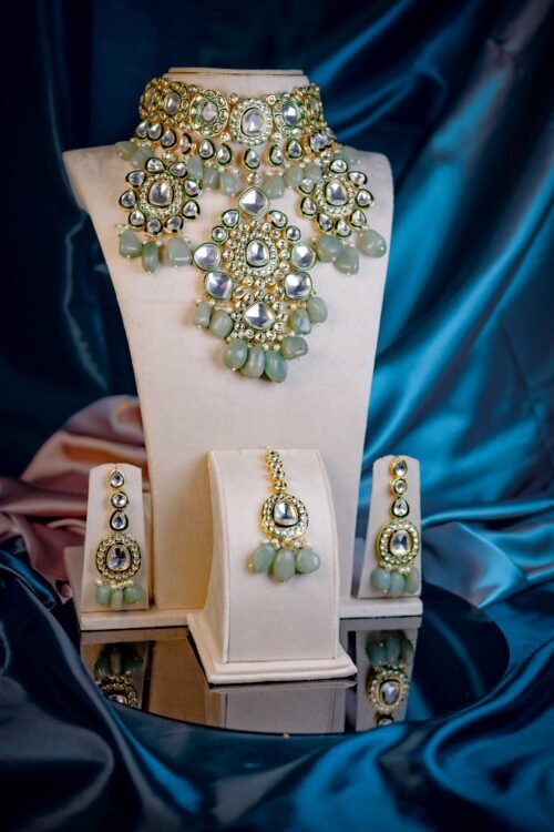 Kundan Necklace Set-Angana NEC165