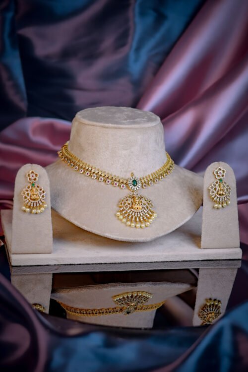 Temple Necklace Set-NEC157