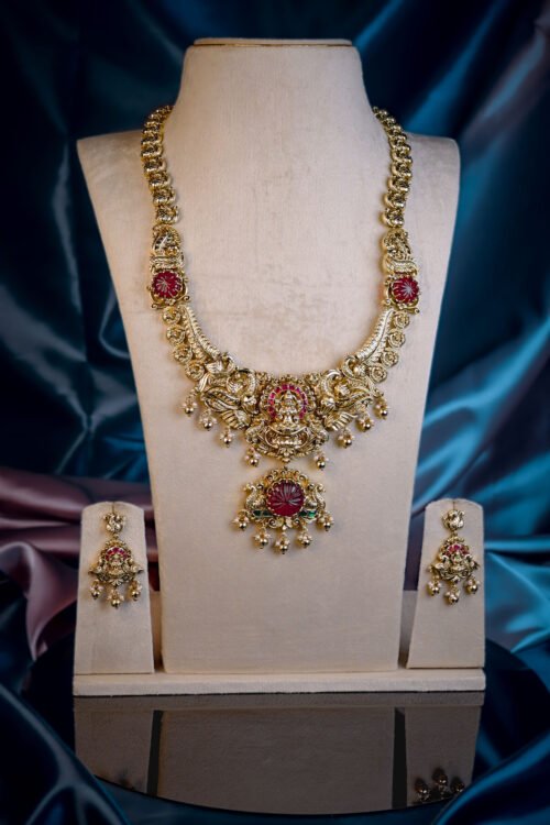 Temple Bridal Necklace Set-NEC184