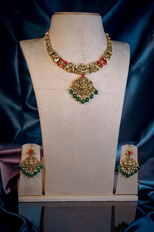 Temple Necklace Set- NEC199