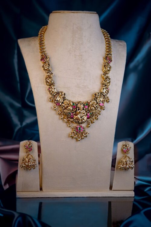 Temple Necklace Set- Padmavathi NEC198