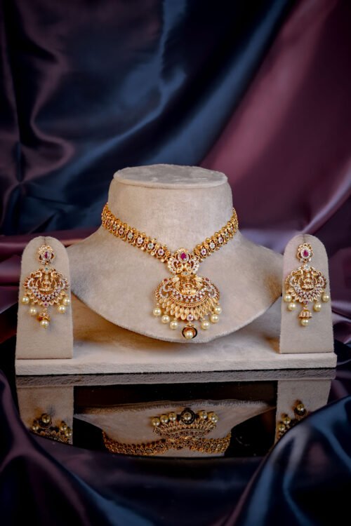 Temple Necklace Set-NEC250