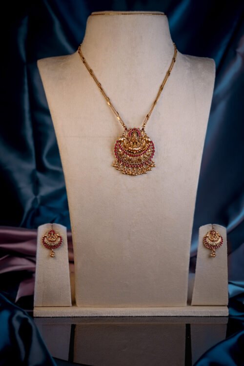 Temple Necklace Set- NEC323