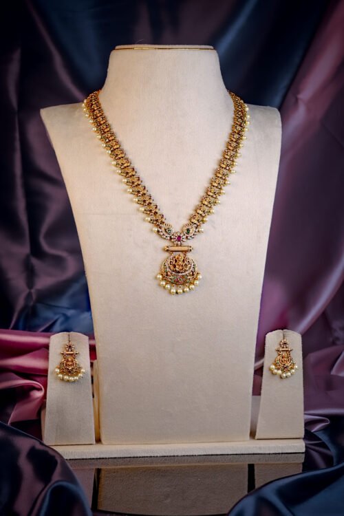 Temple Necklace Set-NEC310