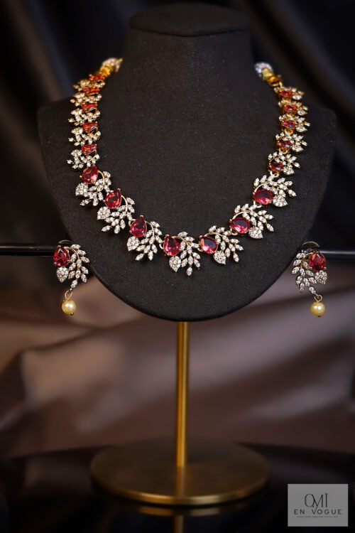 Bindiya Necklace Set-NEC447