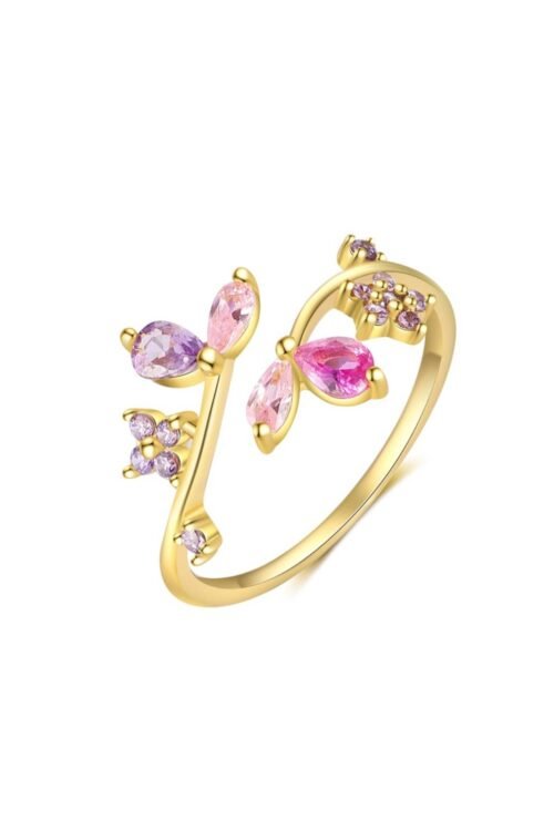 925 Sterling Silver Rings with CZ stones-RIN123
