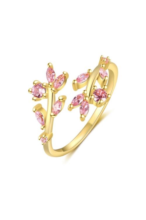 925 Sterling Silver Rings with CZ stones-RIN127