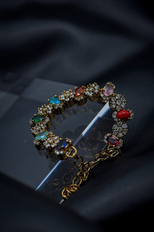 Multi Color Stones Bracelet-BAN001