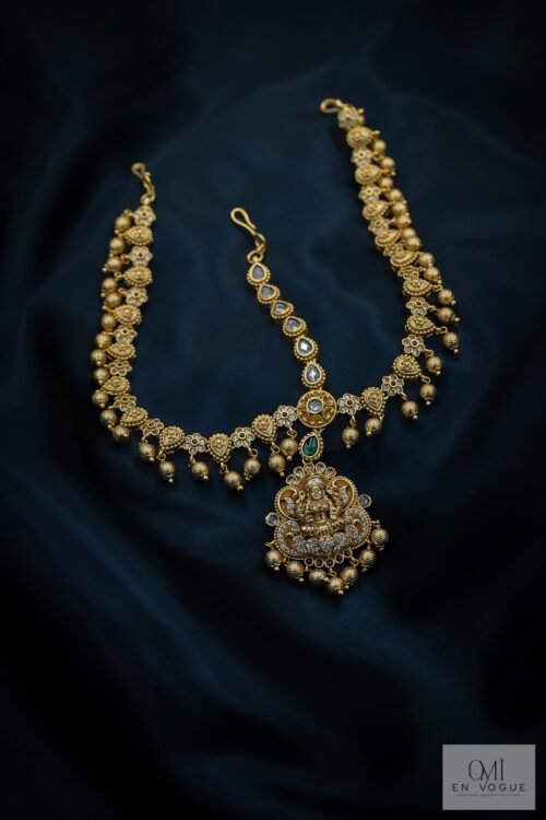 Golden pearl Lakshmi Headset -BMT022