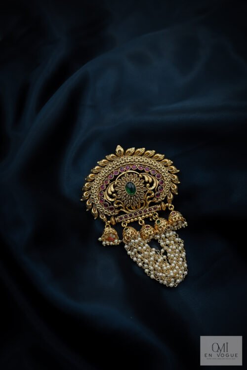 Pearl Jhumka Jada Billai-BMT026