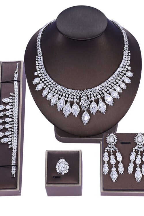 Crystal Royale Platinum Plated Jewelry Set - ZY-DZ279