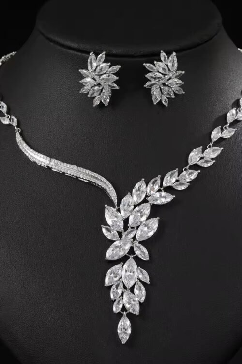 AAA Cascading Zircon Necklace-992951X
