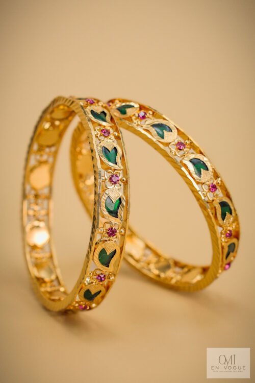 Palakka Bangles Set-BAN316