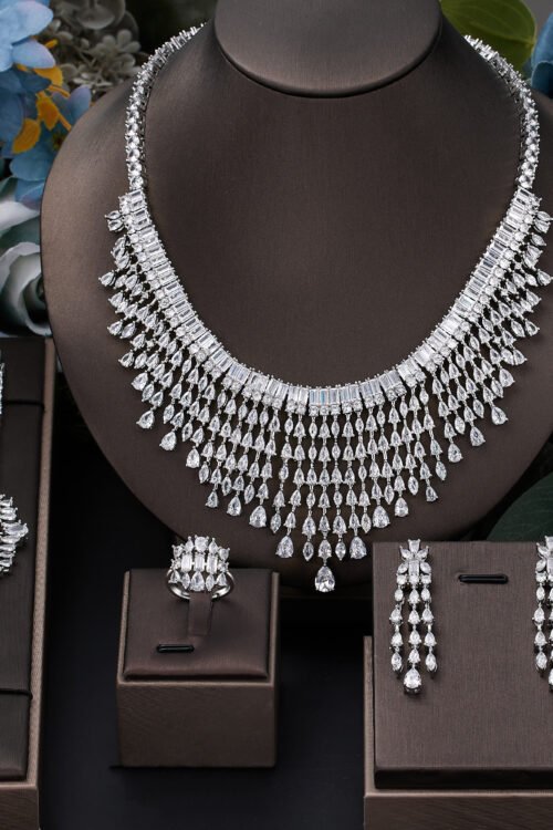 Omi Zircons Necklace Set-ZY-DZ569
