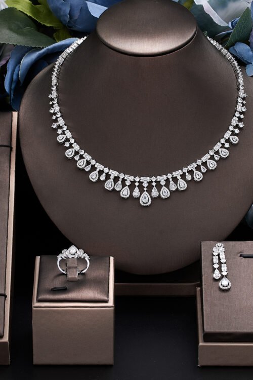 Omi Zircons Necklace Set-ZY-DZ708