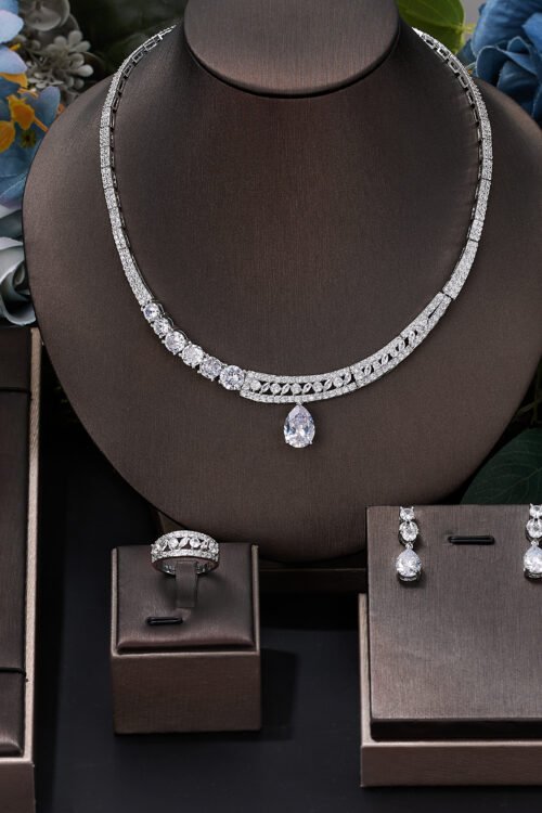 Omi Zircons Necklace Set-ZY-DZ722