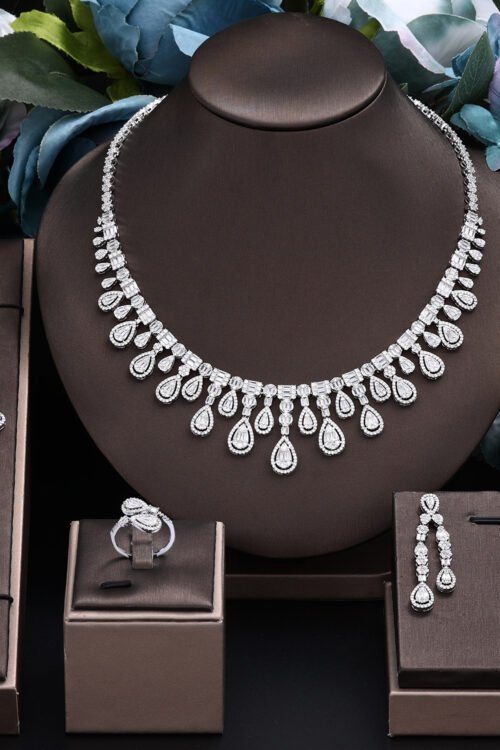 Omi Zircons Necklace Set-ZY-DZ707