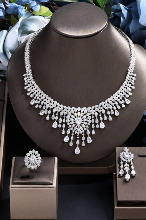 Omi Zircons Necklace Set-ZY-DZ656