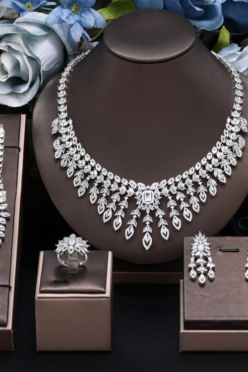 Omi Zircons Necklace Set-ZY-DZ713