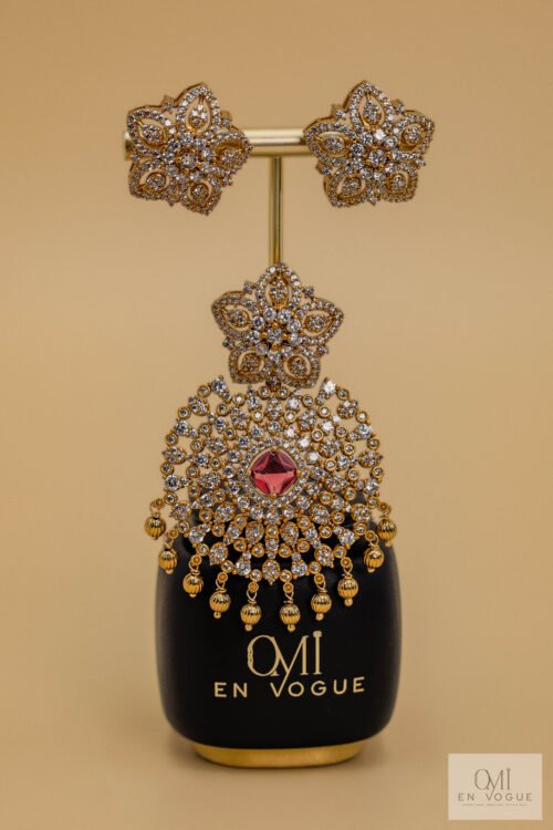 Pendant & Earring Set-NEC711
