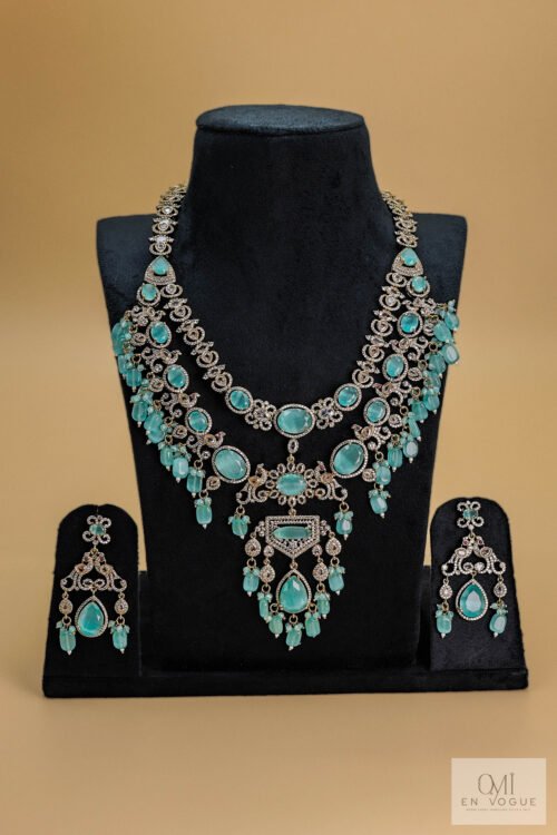 Indira Long Necklace Set  -NEC730