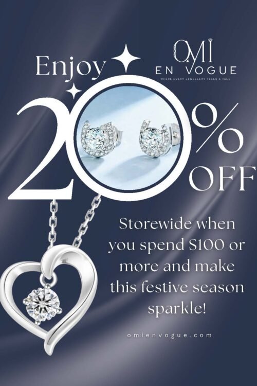 20% OFF on all above $100 Purchase